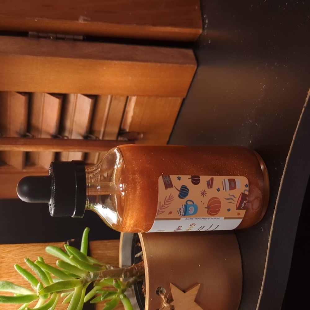 Aminnah Pumpkin Spice Body Oil Coconut Jojoba Almond Sunflower Vitamin E NEW - Picture 8 of 12